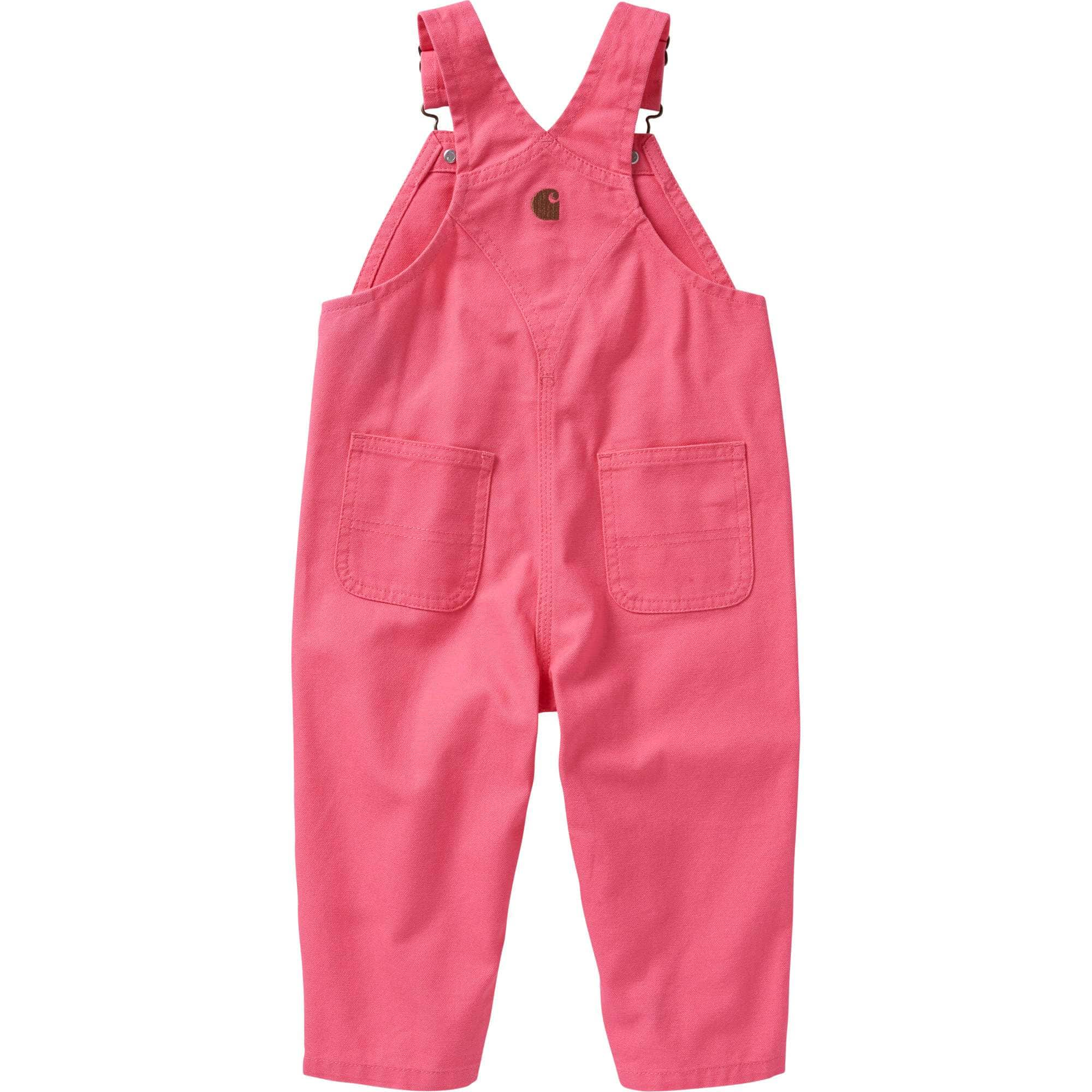 Additional thumbnail 2 of Girls' Loose Fit Canvas Bib Overall