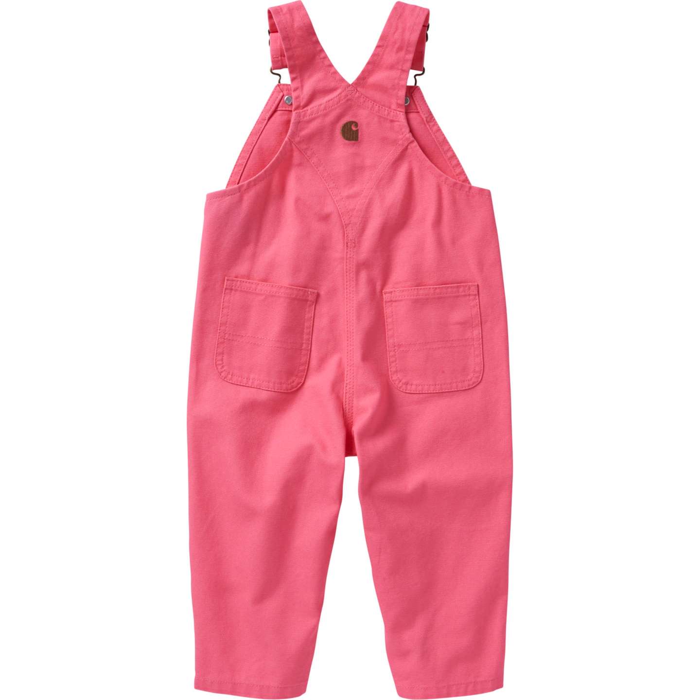 Комбинезон Carhartt Loose Fit Canvas Bib Overall для девочек, цвет: Розовый — фото 3