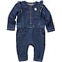 Additional thumbnail 1 of Girls' Long-Sleeve Snap Front Knit Denim Coverall