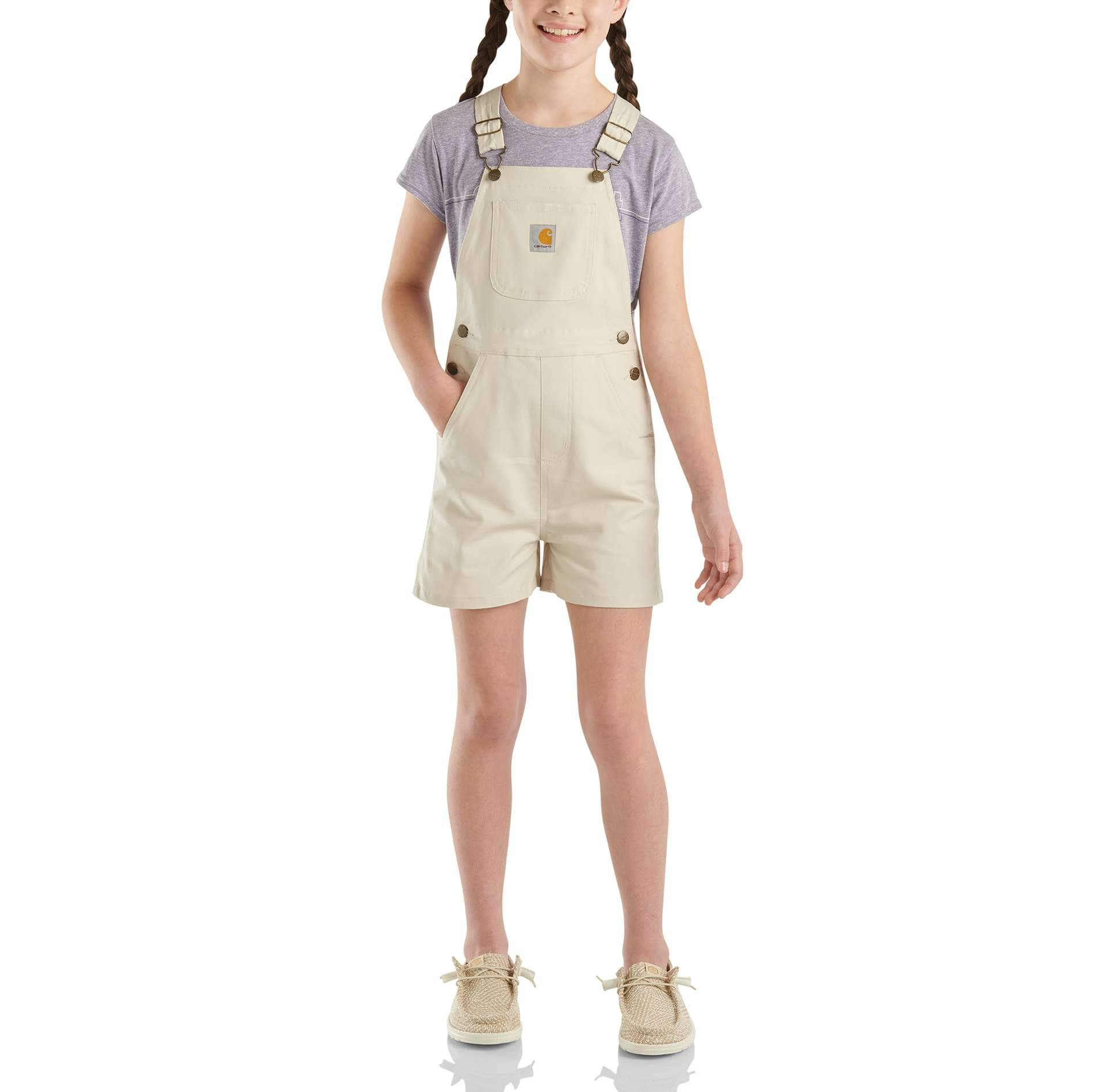 Additional thumbnail 1 of Girls' Rugged Flex® Canvas Shortall (Child/Youth)