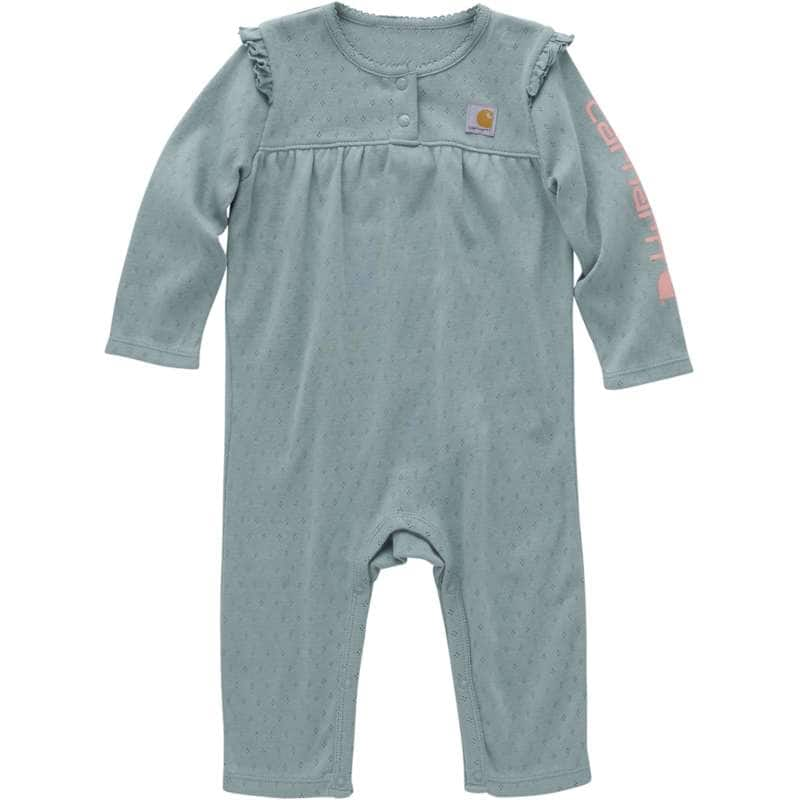 Carhartt  Patina Girls' Long-Sleeve Pointelle Coverall (Infant)