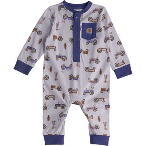 Детские куртки Carhartt Girls' Long Sleeve Henley Coverall (Baby)