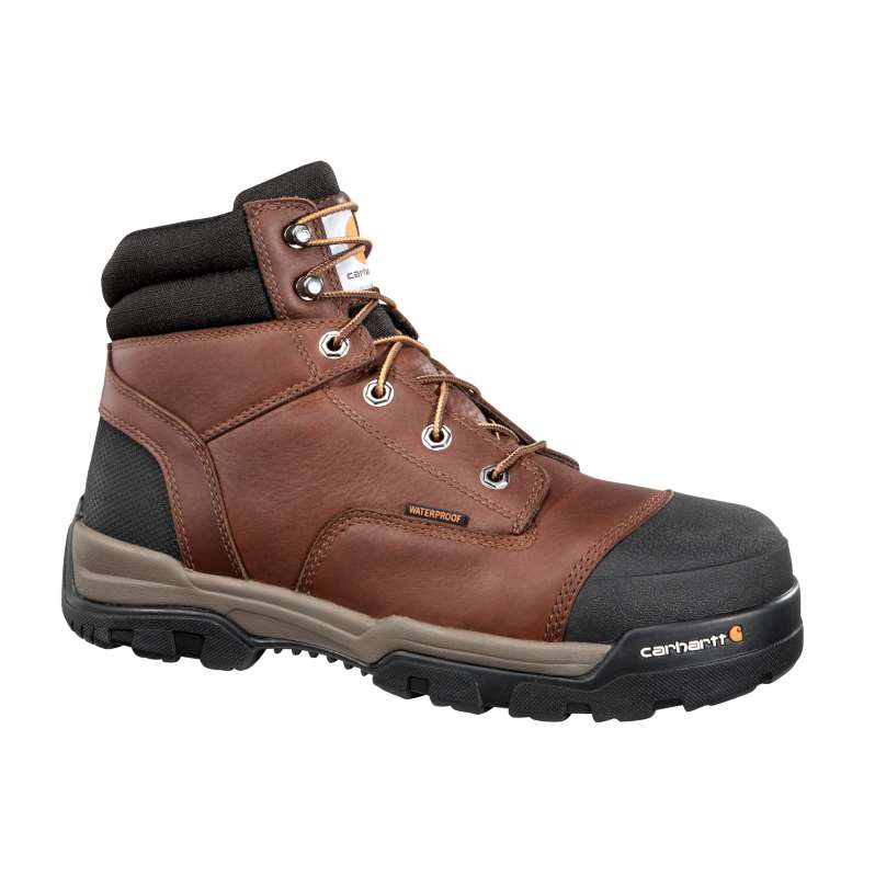 Carhartt  PEANUT OIL TAN LEATHER Ground Force 6" Soft Toe Work Boot