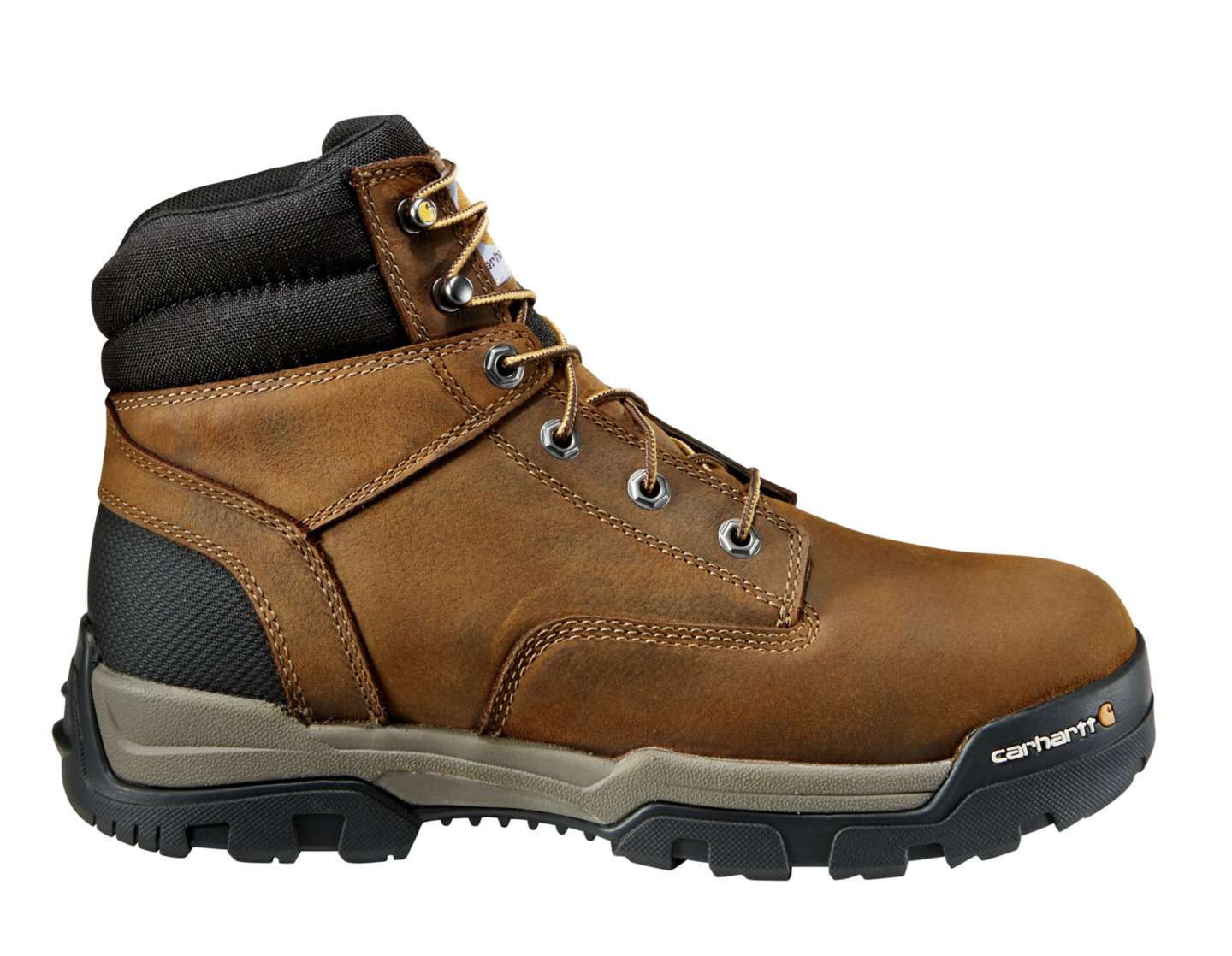 Мужские ботинки Carhartt Ground Force Waterproof 6" Composite Toe Work Boot, цвет: Коричневый — фото 1
