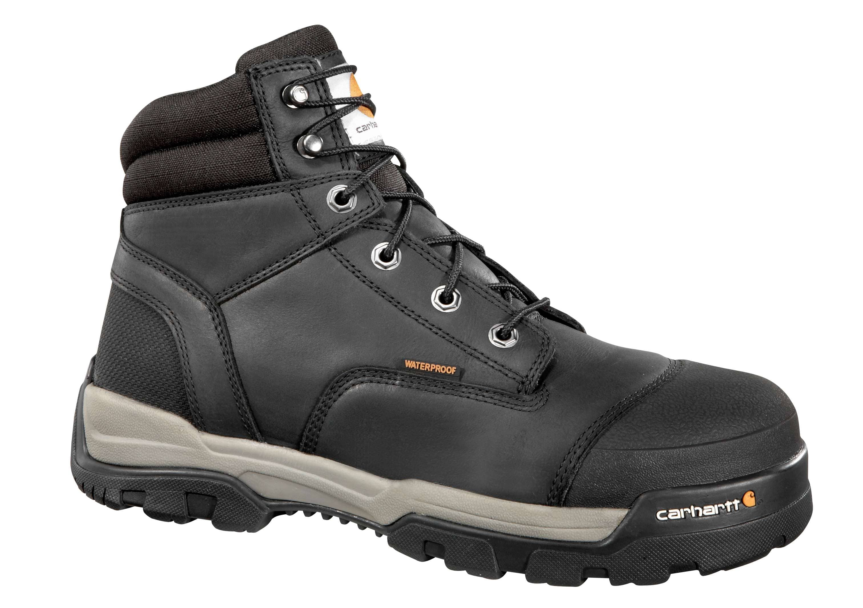 men's black composite toe work boots