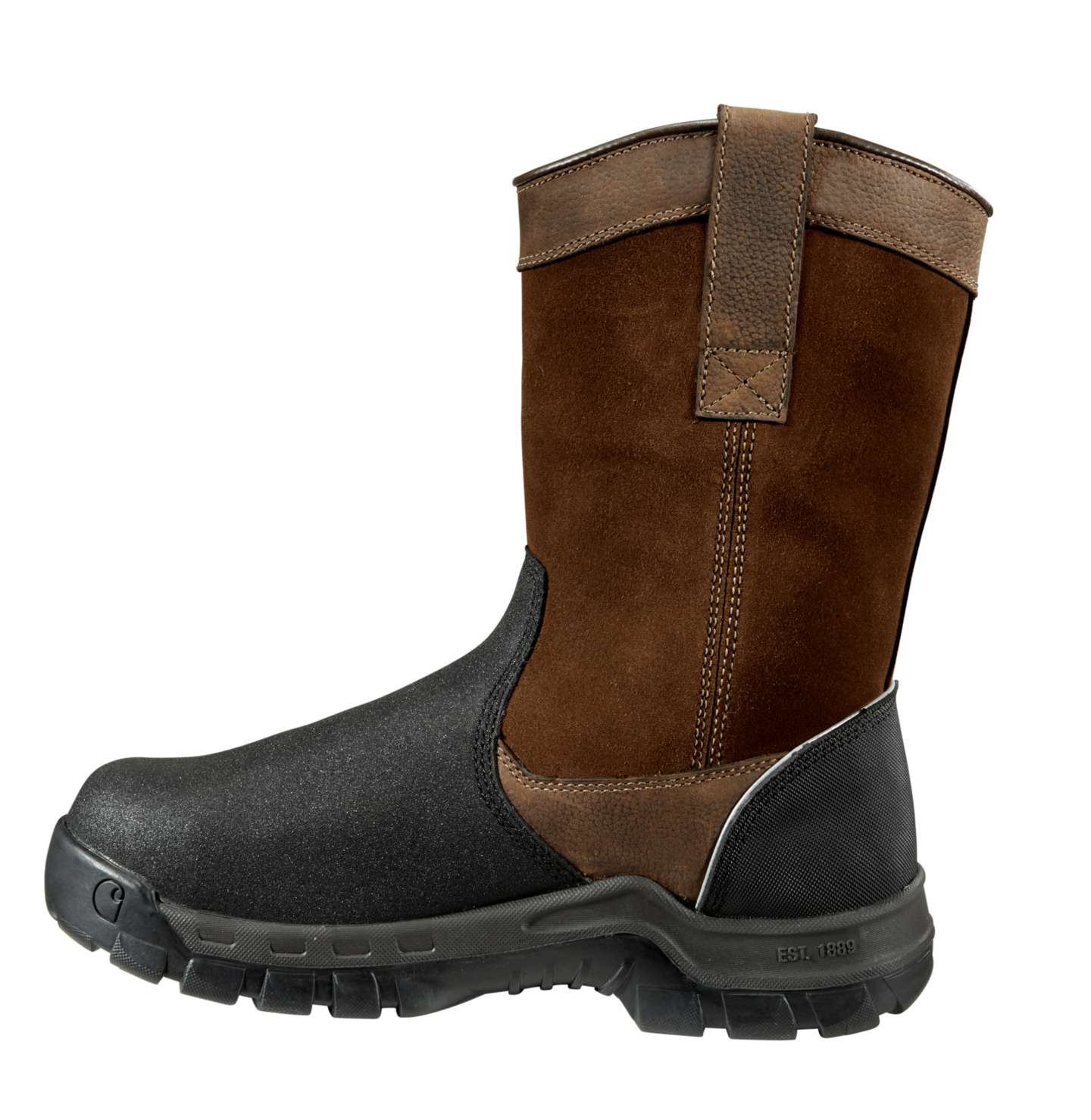 Мужские водонепроницаемые ботинки Carhartt Rugged Flex Wellington 11" композит, цвет: Кофейный — фото 4