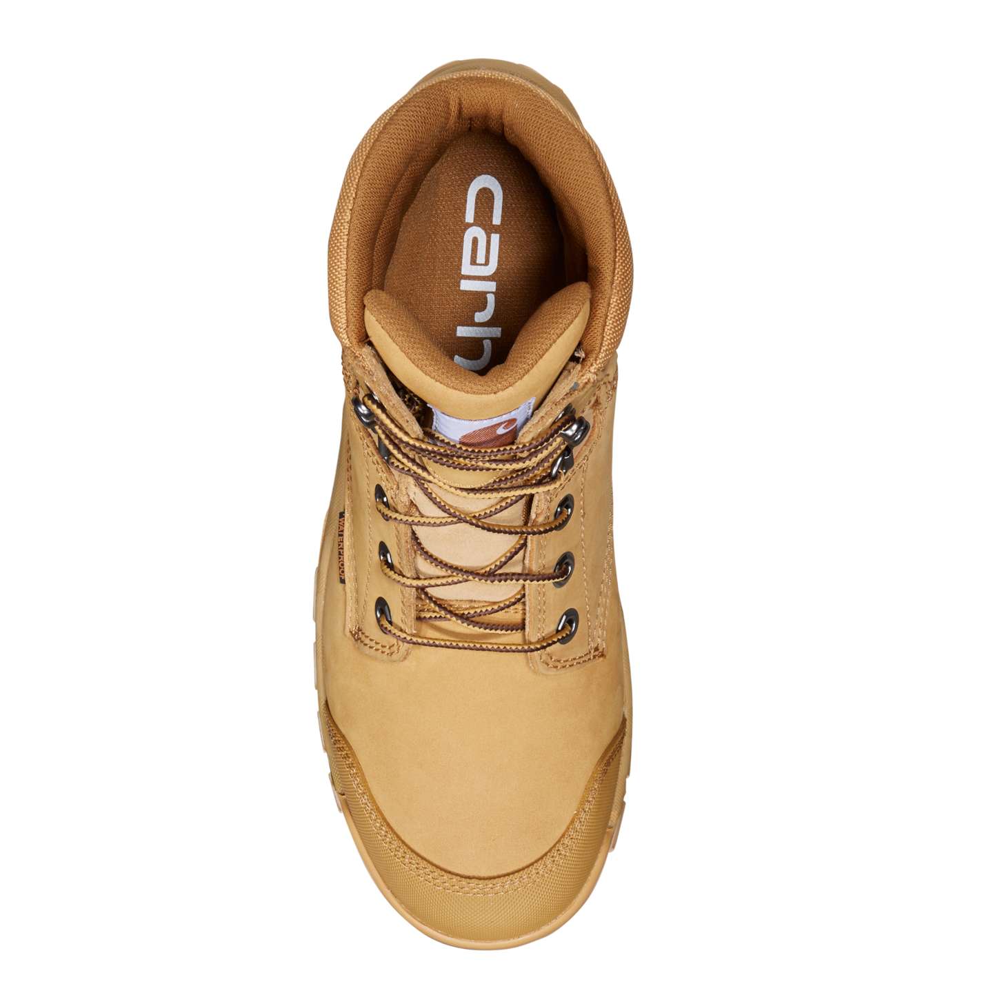 Мужские ботинки Carhartt Rugged Flex® Waterproof 6" Soft Toe Work, цвет: Пшеничный нубуковый — фото 7