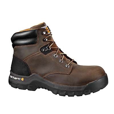 Carhartt Men's BROWN OIL TANNED Rugged Flex® 6" Soft Toe Work Boot