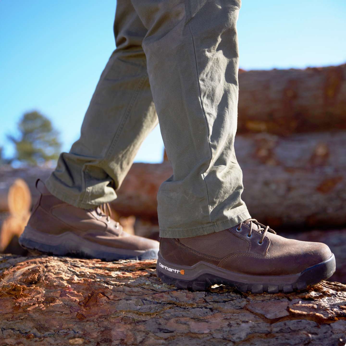 Мужские ботинки Carhartt Rugged Flex® 6" Steel Toe Work, цвет: Коричневый — фото 6