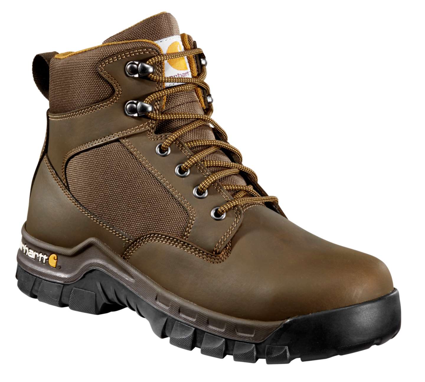 Мужские ботинки Carhartt Rugged Flex® 6" Steel Toe Work, цвет: Коричневый — фото 2