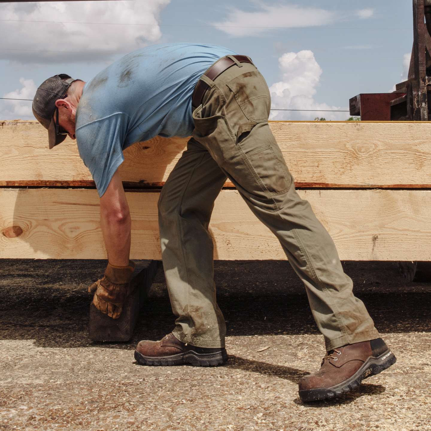 Мужские ботинки Carhartt Rugged Flex® 6" Composite Toe Work Boot, цвет: Коричневый, вариант 1 — фото 7