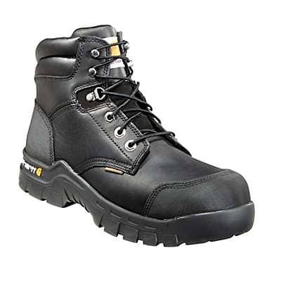 Carhartt Men's Black Rugged Flex® Waterproof 6" Composite Toe Work Boot
