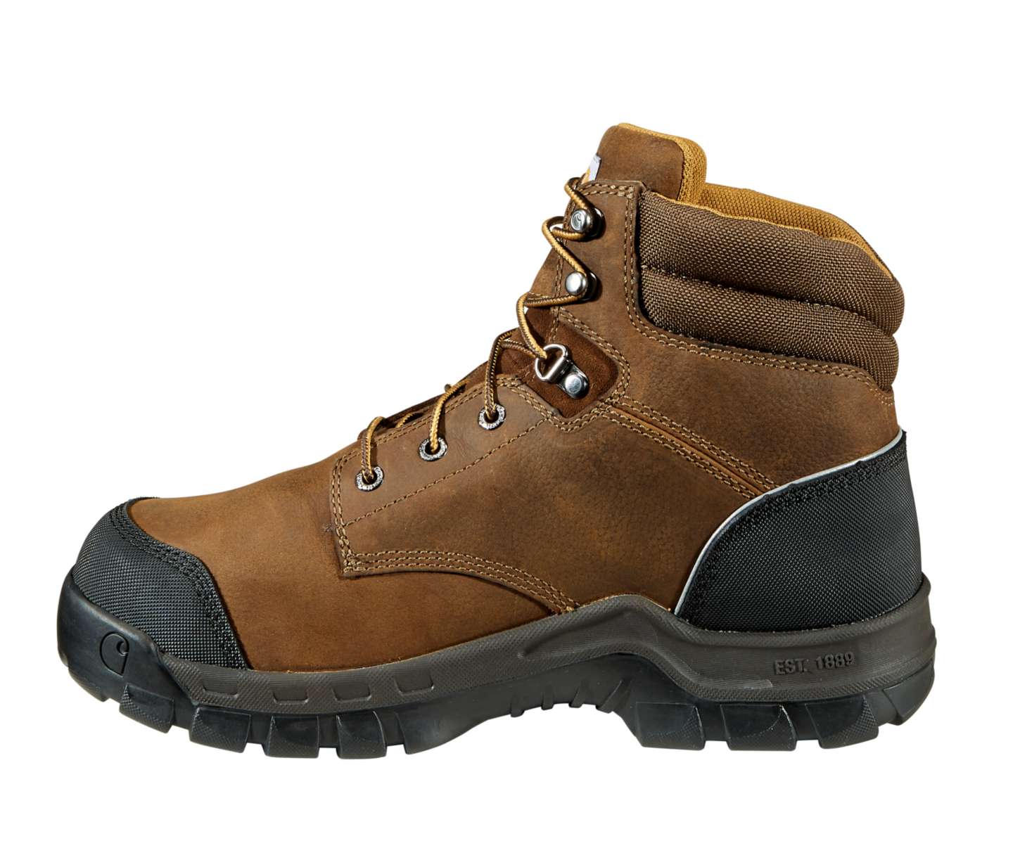 Мужские ботинки Carhartt Rugged Flex® Waterproof Met Guard 6" Composite Toe Work, цвет: Коричневый — фото 4