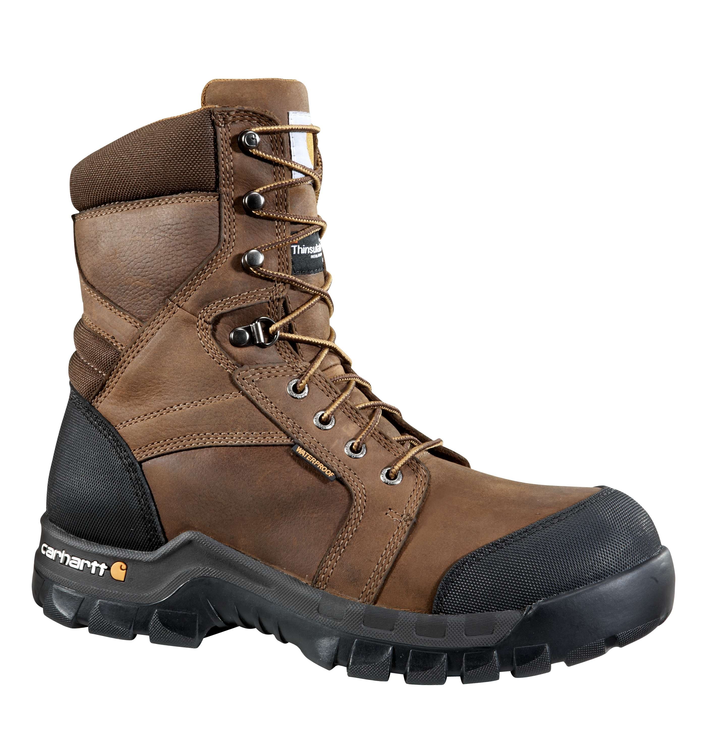 8 inch composite toe work boots