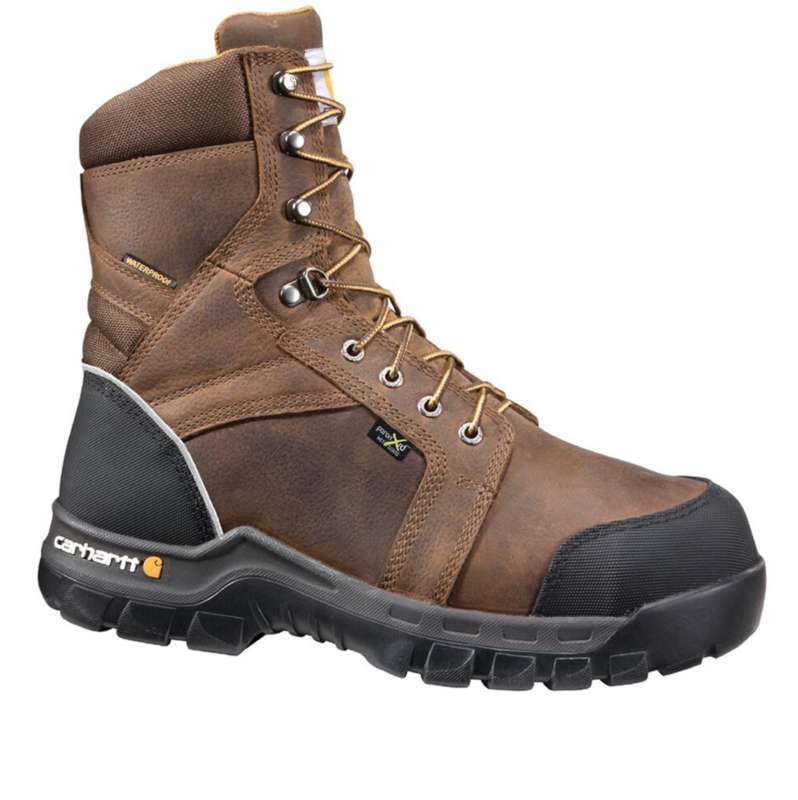 Rugged Flex® Waterproof Met Guard 8" Composite Toe Work Boot Cyber