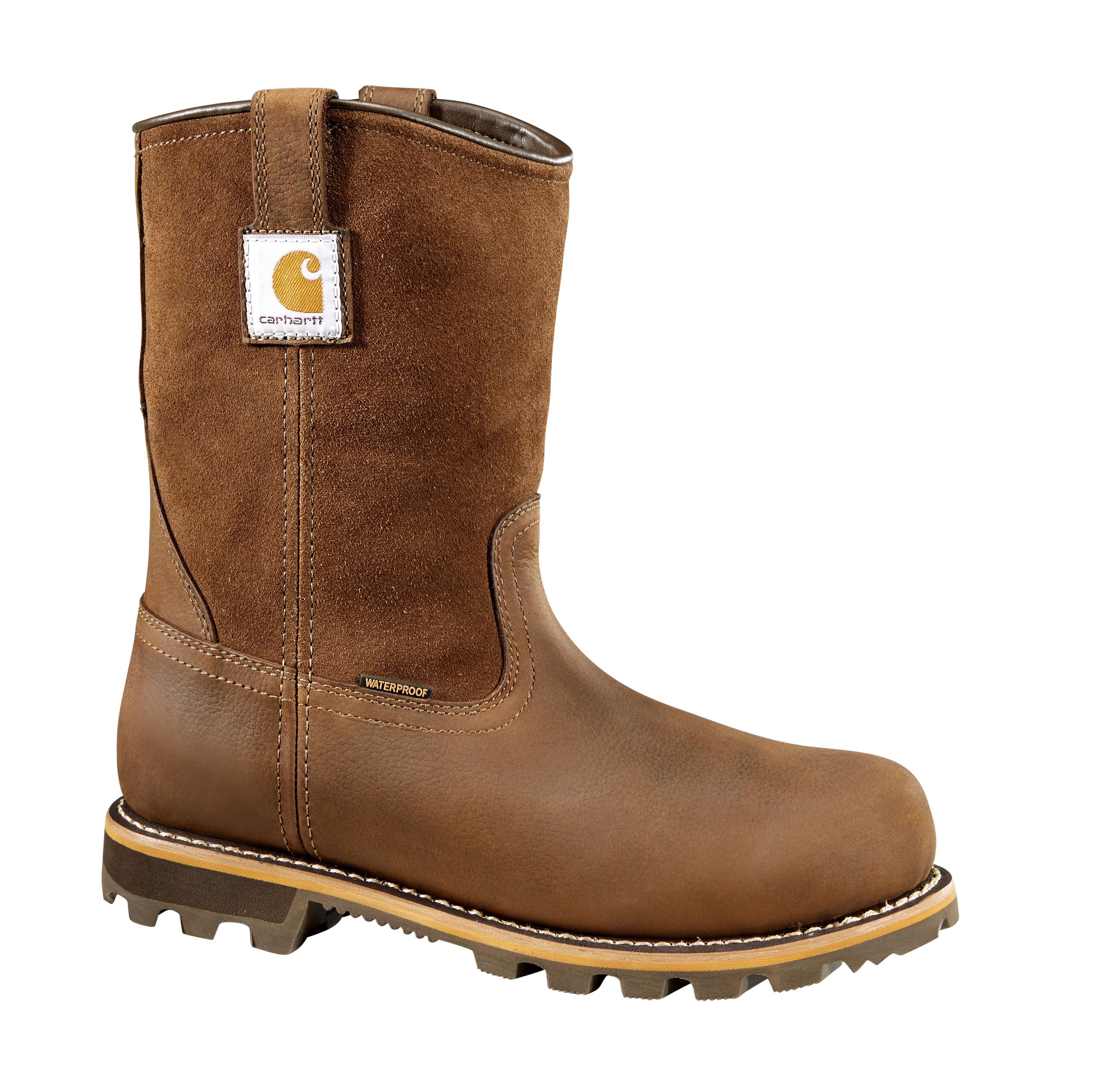 carhartt slip on boots