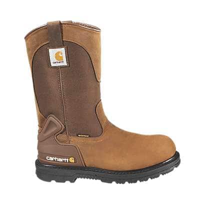 Carhartt Men's BISON BROWN OIL TAN 11-Inch Non-Safety Toe Wellington Boot