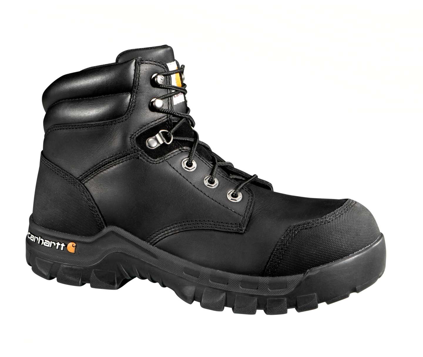 Мужские ботинки Carhartt Rugged Flex® Waterproof Puncture Resistant 6" Composite Toe Work, цвет: Чёрный — фото 1
