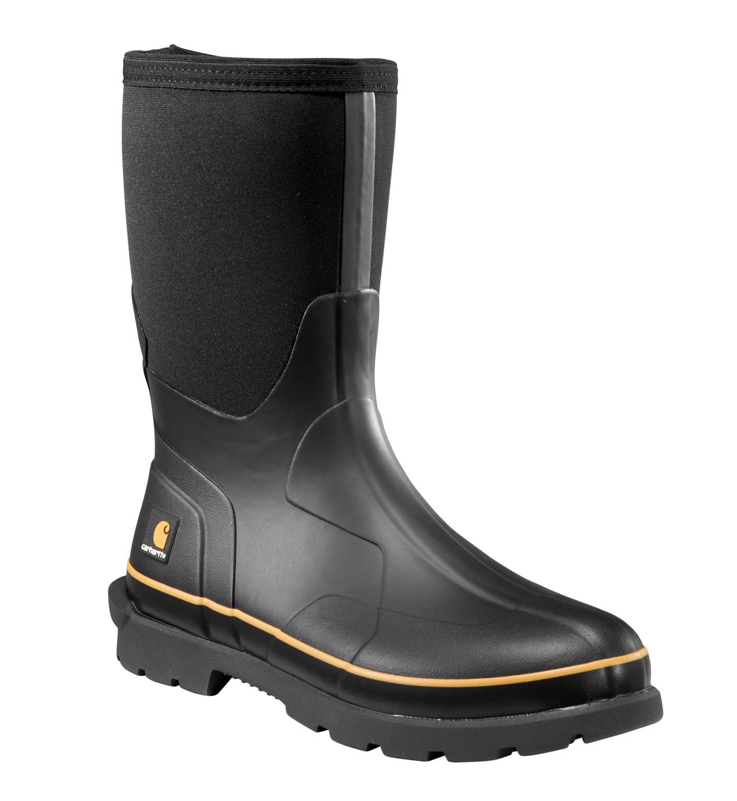 Мужские ботинки Carhartt Mudrunner Waterproof 10" Rubber, цвет: Чёрный — фото 4