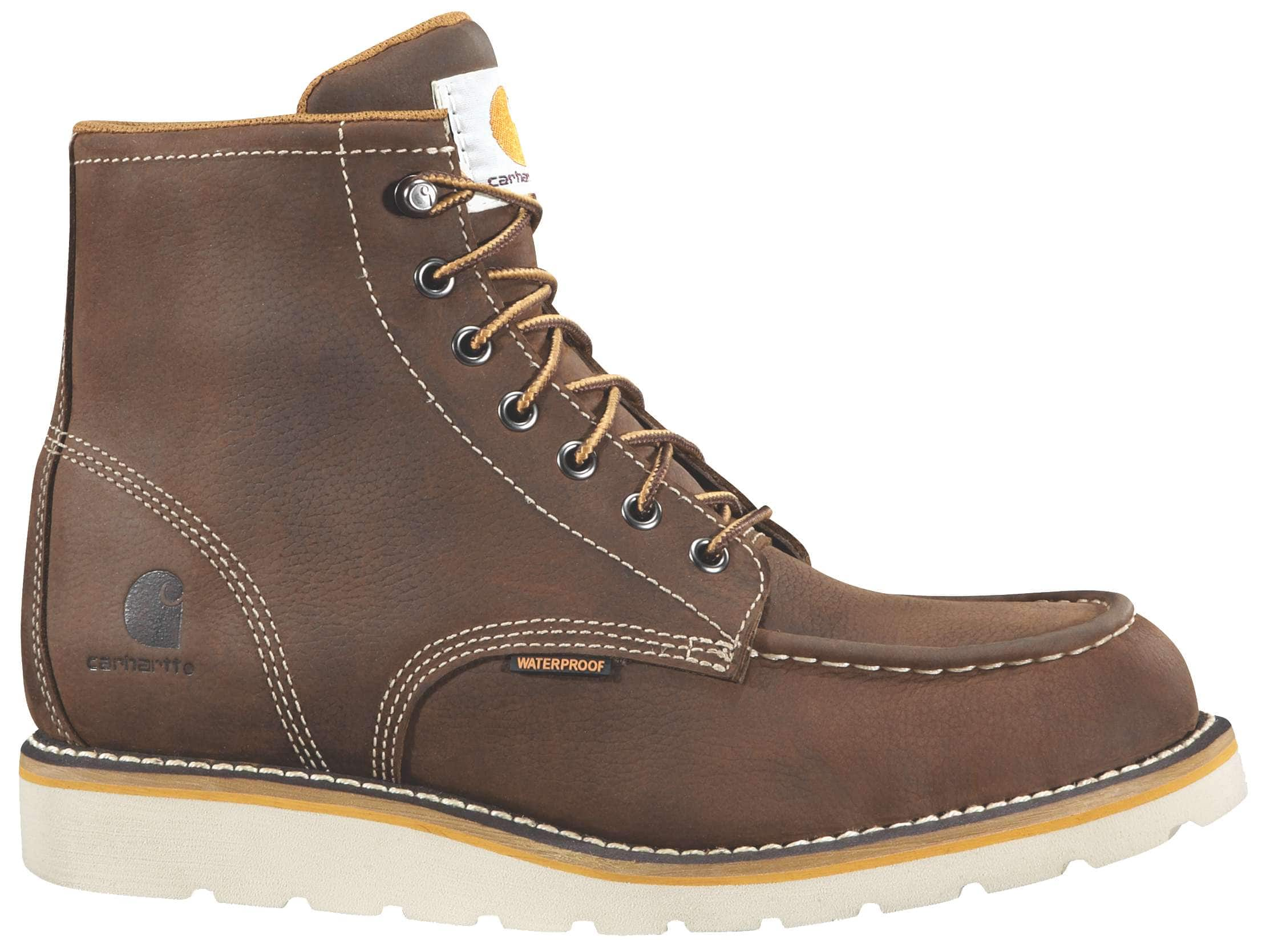 wedge sole composite toe work boots