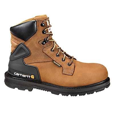 Carhartt Men's BISON BROWN OIL TAN 6-Inch Non-Safety Toe Work Boot