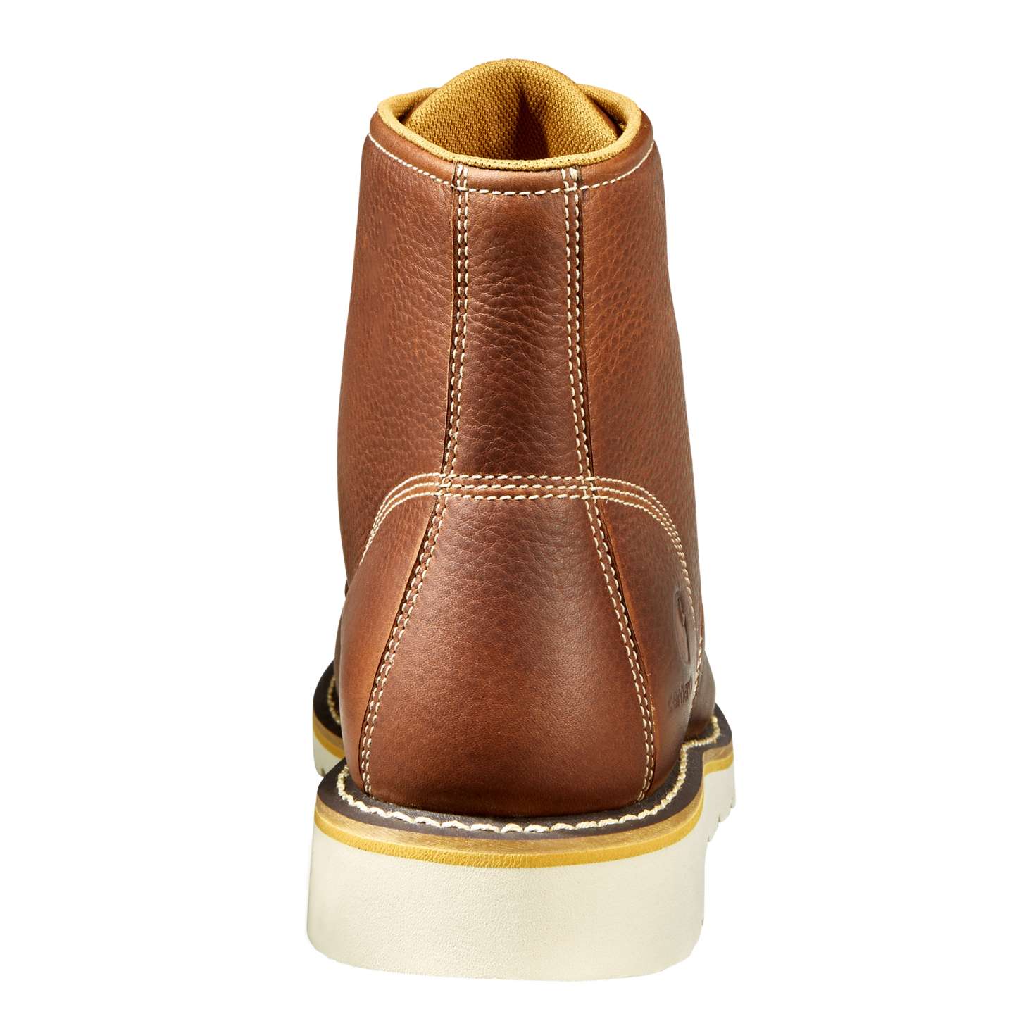 Мужские ботинки Carhartt Waterproof 6" Moc Toe Wedge, цвет: Рыжевато-коричневый кожаный — фото 5
