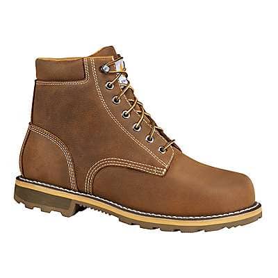 Carhartt Men's DK BROWN OIL TANNED 6-Inch Non-Safety Toe Work Boot