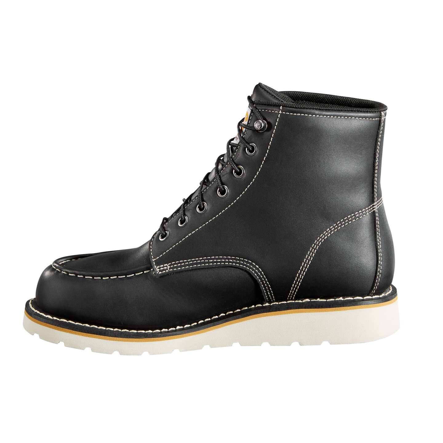 Мужские ботинки Carhartt Waterproof 6" Moc Toe Wedge Boot, цвет: Чёрный — фото 3
