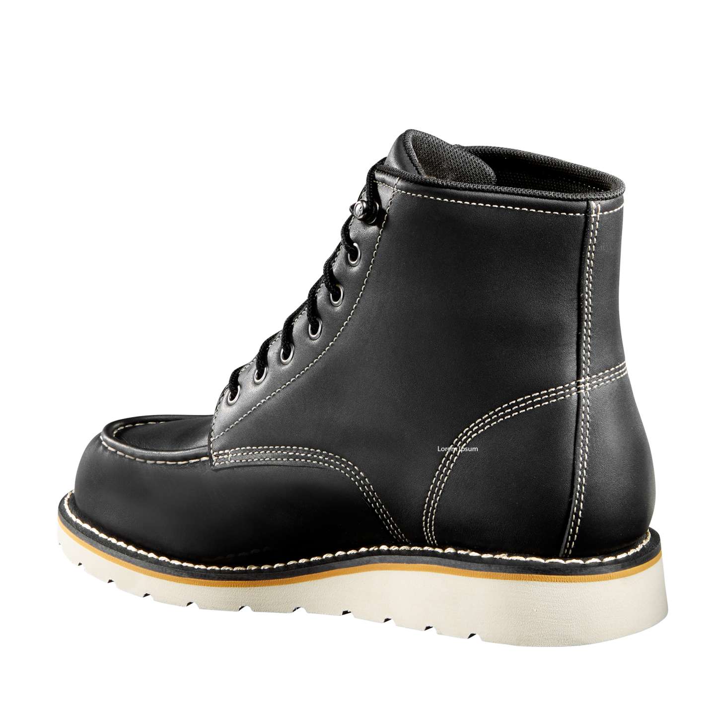 Мужские ботинки Carhartt Waterproof 6" Moc Toe Wedge Boot, цвет: Чёрный — фото 4