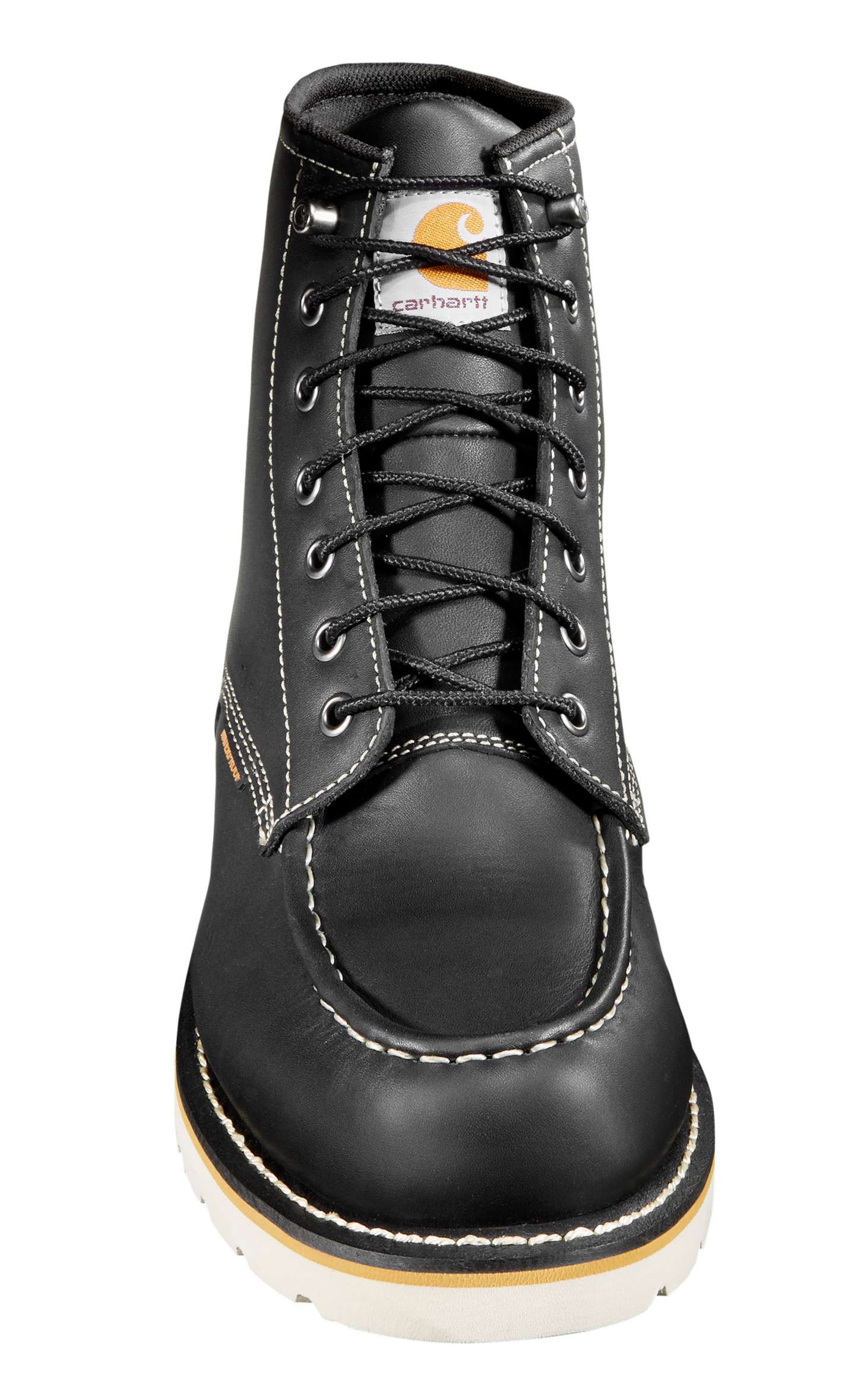 Мужские ботинки Carhartt Waterproof 6" Moc Toe Wedge Boot, цвет: Чёрный — фото 2