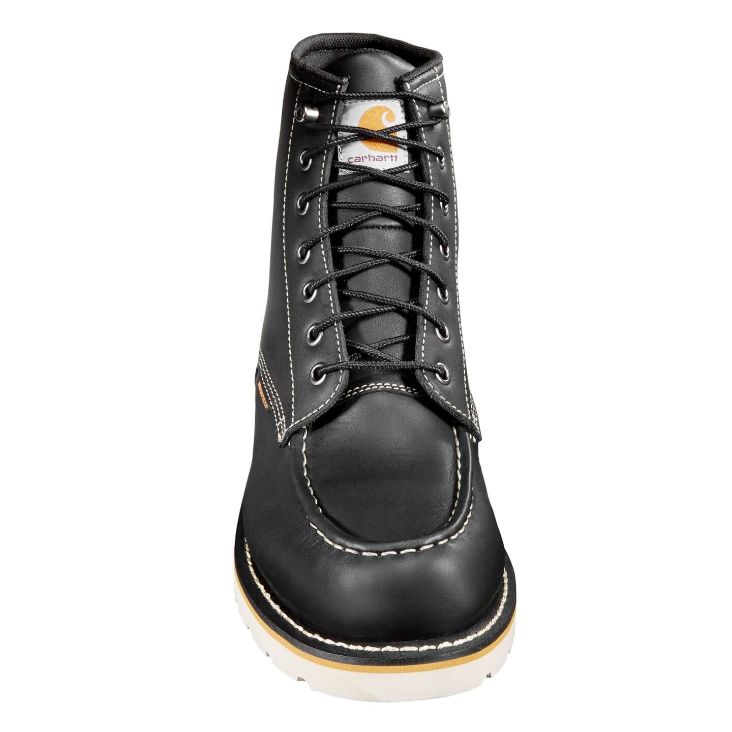 Мужские ботинки Carhartt Waterproof 6" Moc Toe Wedge Boot, цвет: Чёрный — фото 5