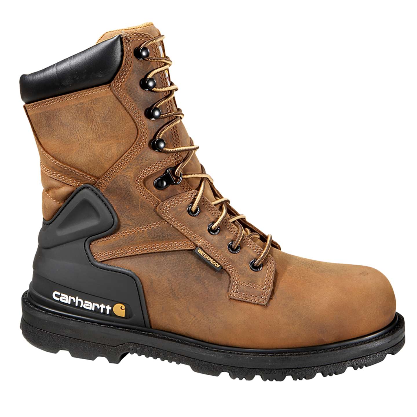 Мужские ботинки Carhartt Heritage Waterproof 8" Steel Toe Work, цвет: Коричневый рыжевато-коричневый — фото 2