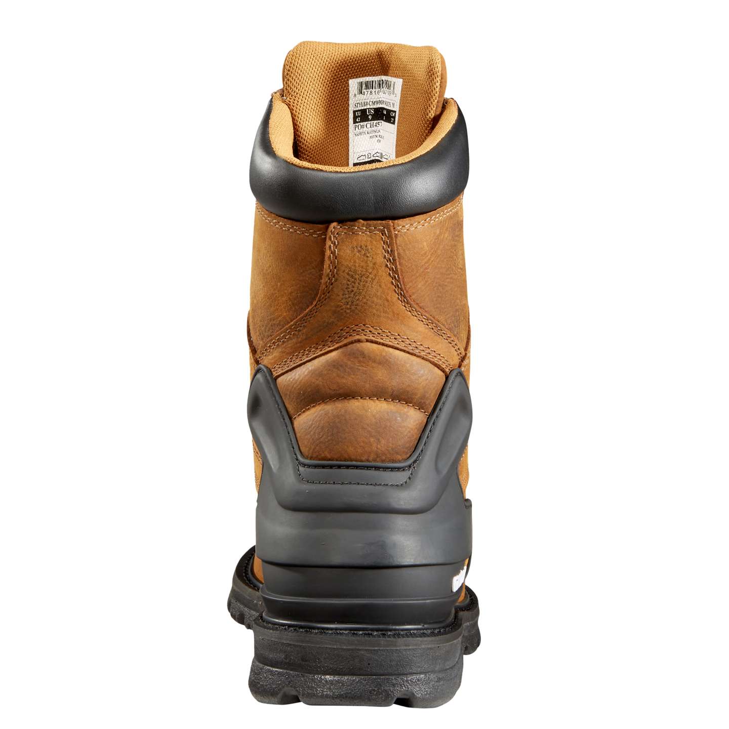 Мужские ботинки Carhartt Heritage Waterproof 8" Steel Toe Work, цвет: Коричневый рыжевато-коричневый — фото 5