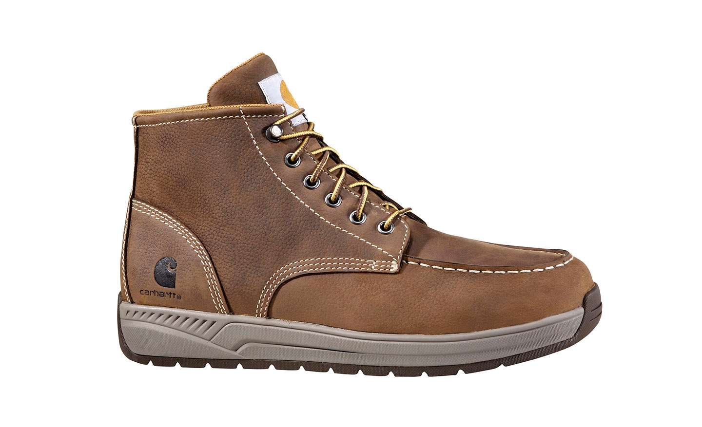 Мужские ботинки Carhartt Lightweight Wedge Moc Toe Chukka, цвет: Коричневый — фото 2