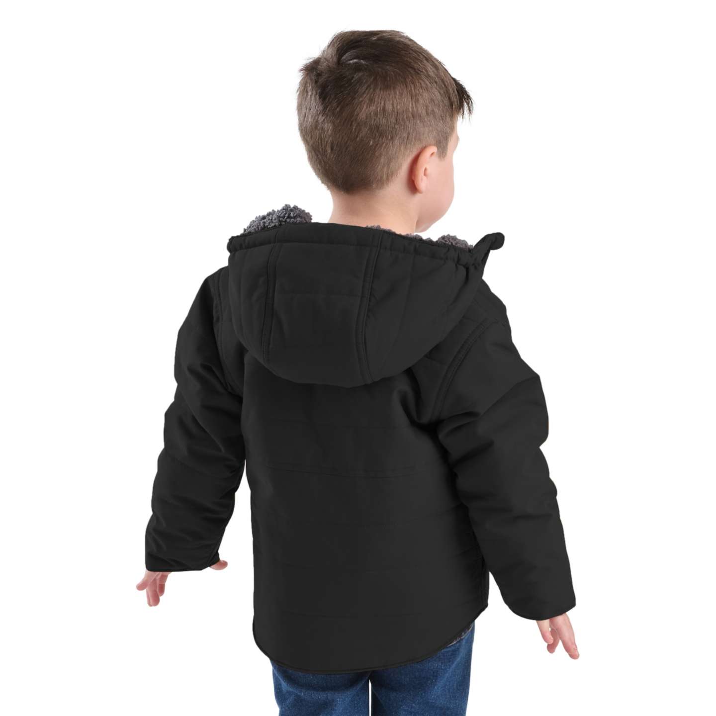 Детская куртка Carhartt Montana Insulated Hooded, цвет: Чёрный — фото 3