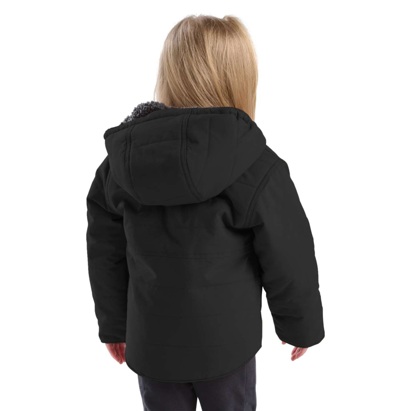 Детская куртка Carhartt Montana Insulated Hooded, цвет: Чёрный — фото 4