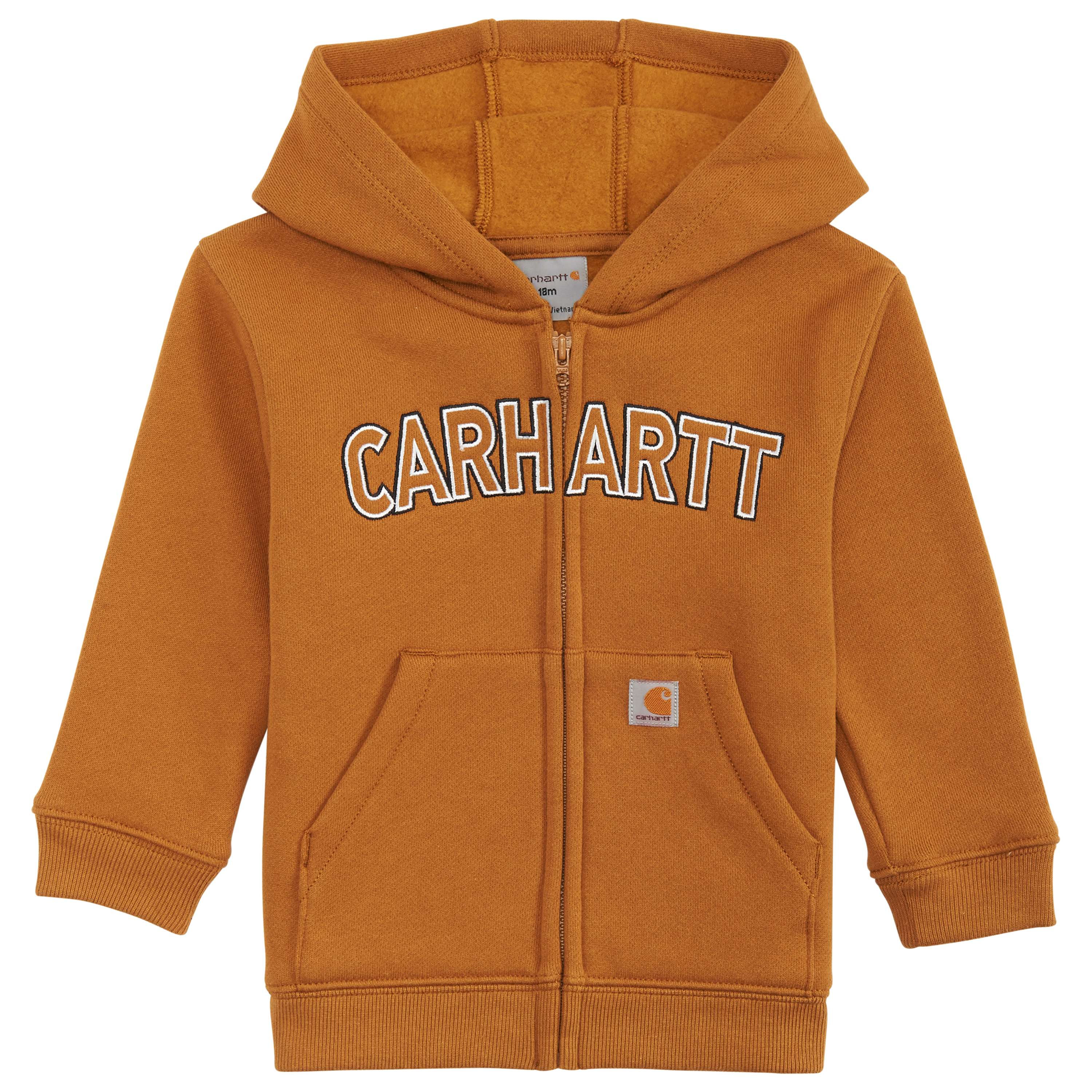 Carhartt Boys' Logo Fleece Zip Sweatshirt (Infant)