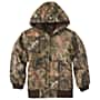 Additional thumbnail 1 of Boys' Canvas Insulated Hooded Camo Active Jac