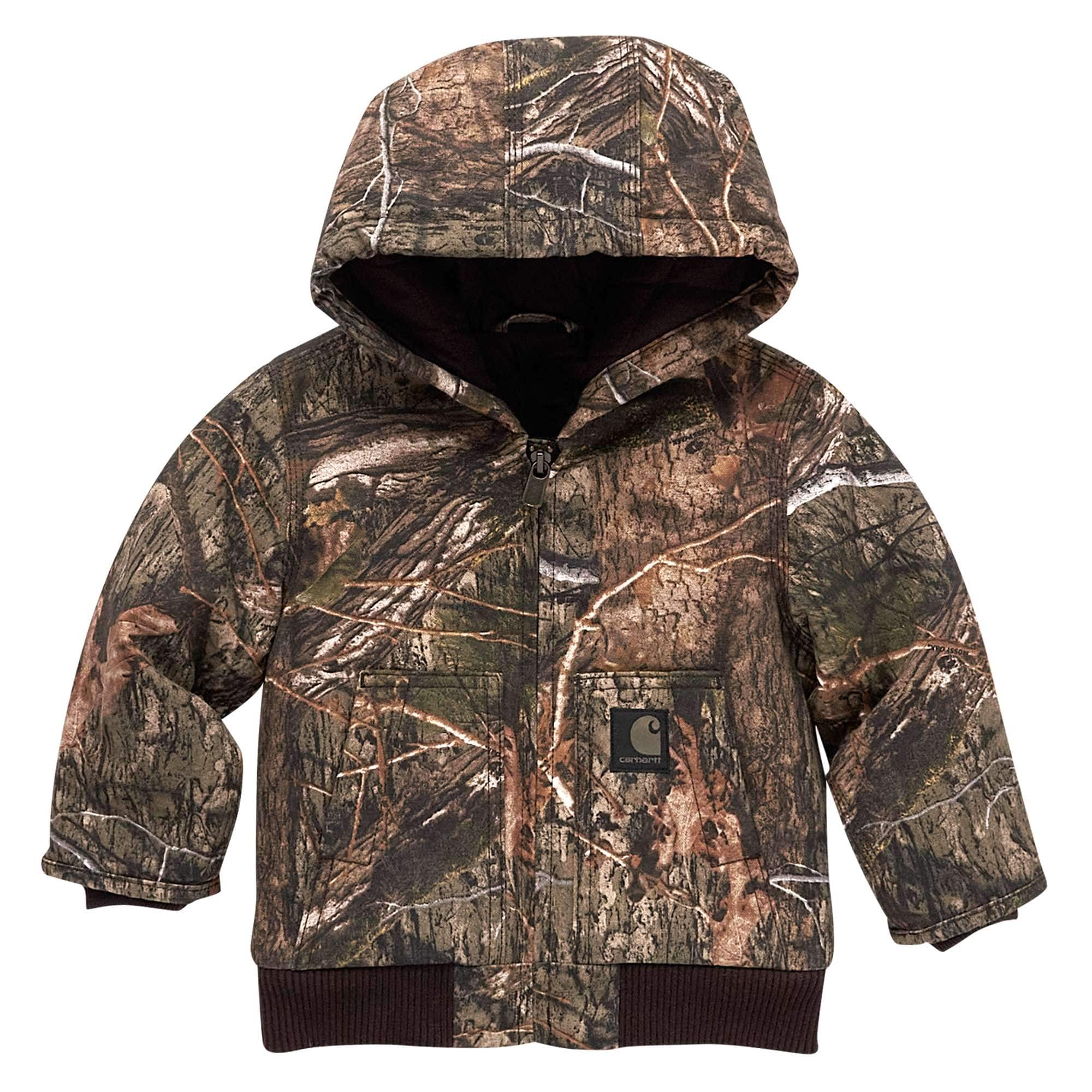 Carhartt Boys Mossy Oak Camo Long Sleeve Graphic Sweatshirt