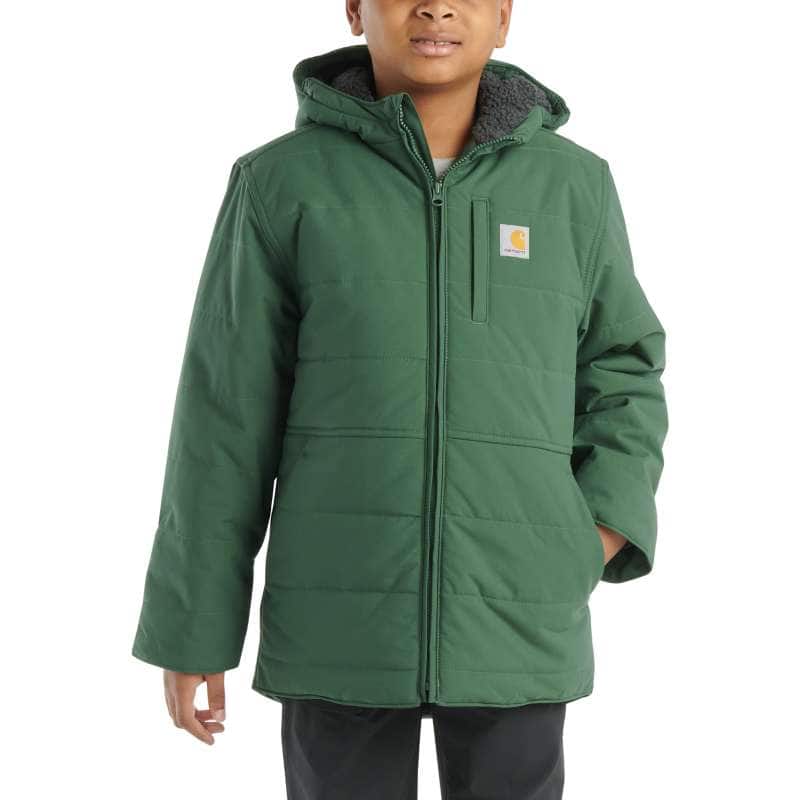 Boys' Long Sleeve Canvas Insulated Hooded Active Jac (Child/Youth)