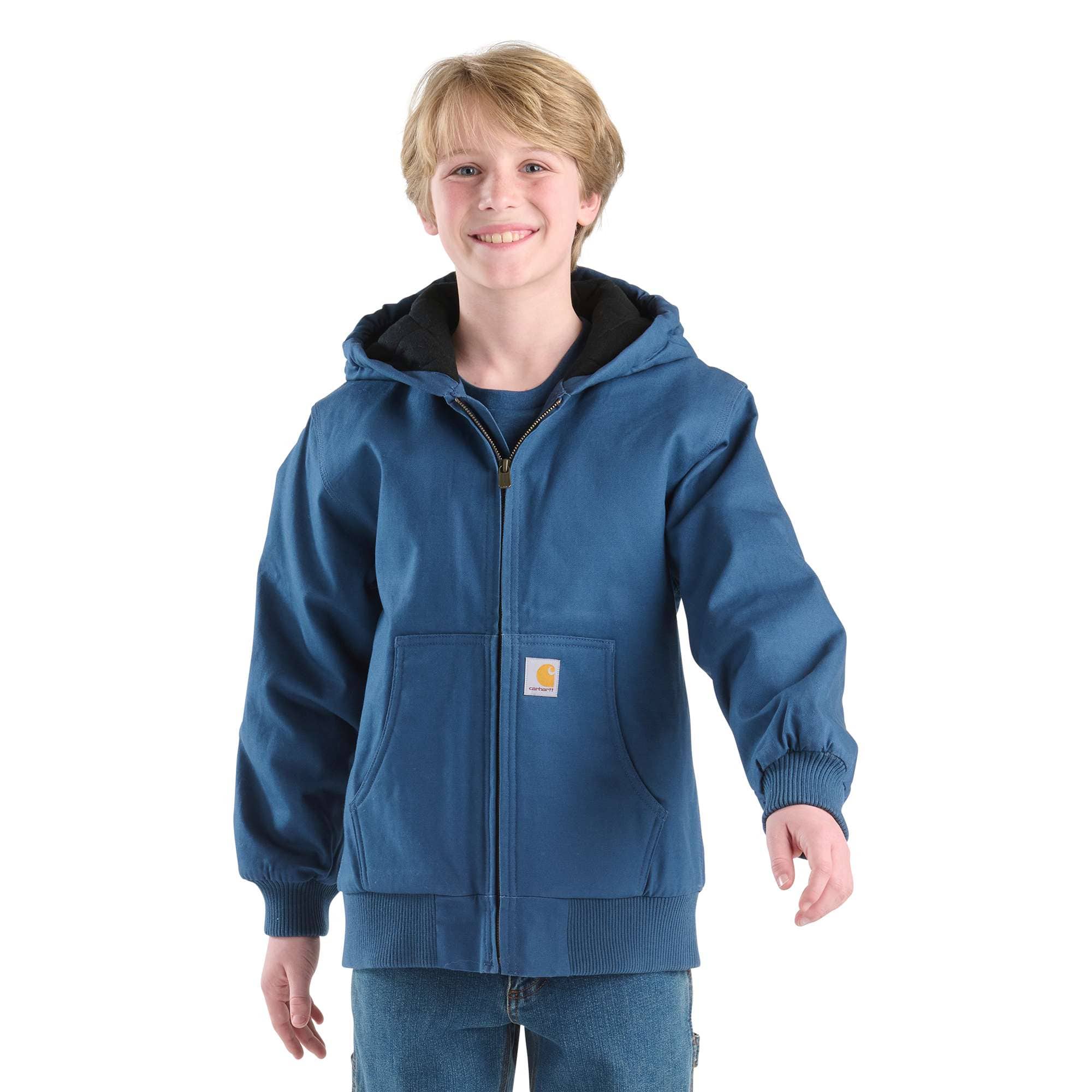 Additional thumbnail 1 of Boys' Long Sleeve Canvas Insulated Hooded Active Jac (Child/Youth)