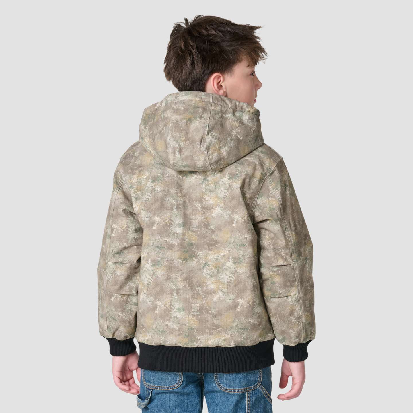 Куртка Carhartt Canvas Insulated Faded Camo для мальчиков, цвет: Камуфляжный — фото 2