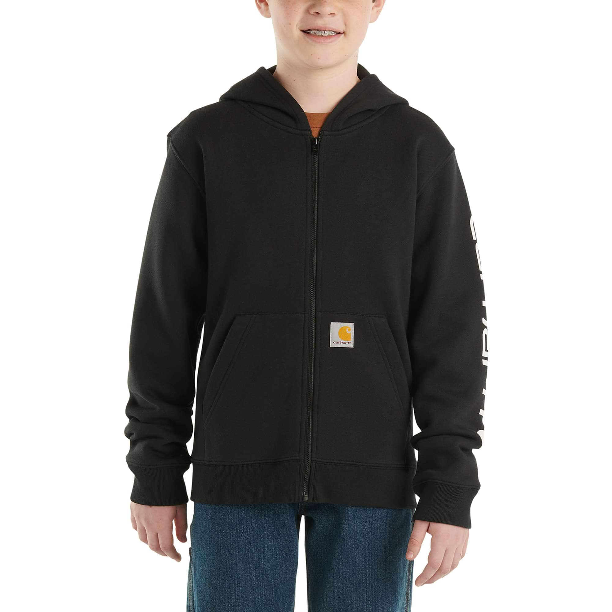 Carhartt Youth Sleeve Logo Pullover Hoodie