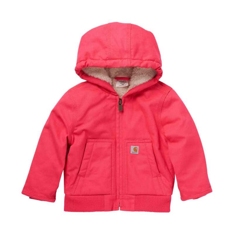 Boys' Zip-Front Canvas Sherpa Lined Vest
