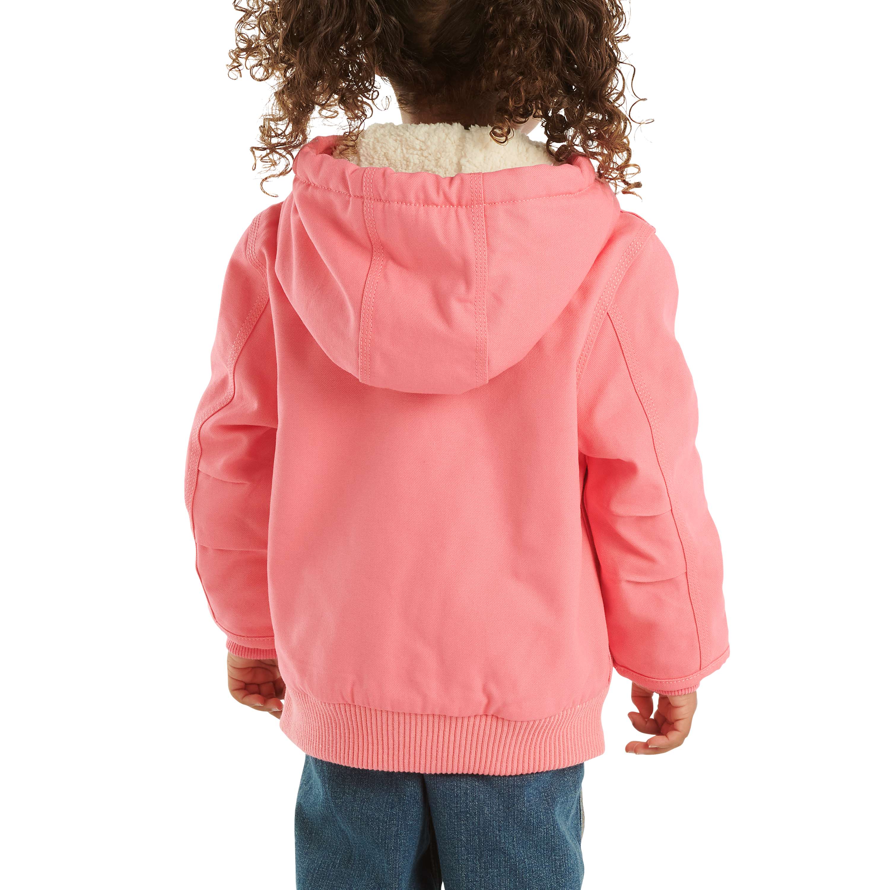 Additional thumbnail 2 of Girls' Zip Front Canvas Insulated Hooded Active Jac (Infant/Toddler)