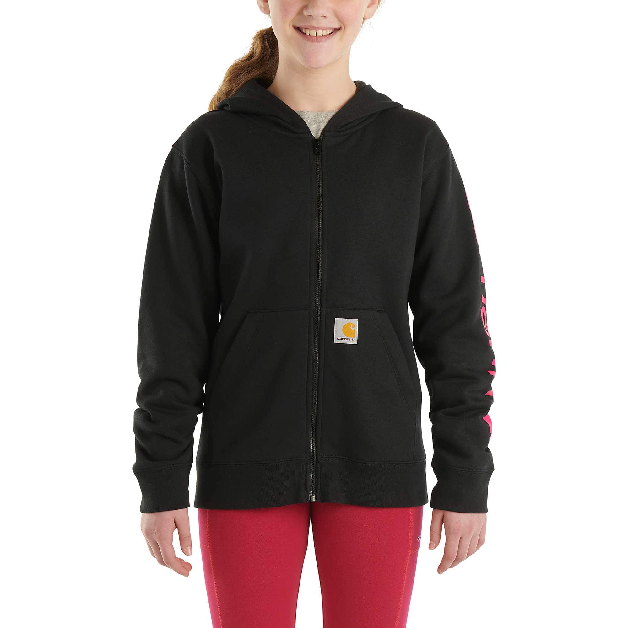 Additional thumbnail 1 of Girls' Long-Sleeve Full-Zip Sweatshirt (Child/Youth)