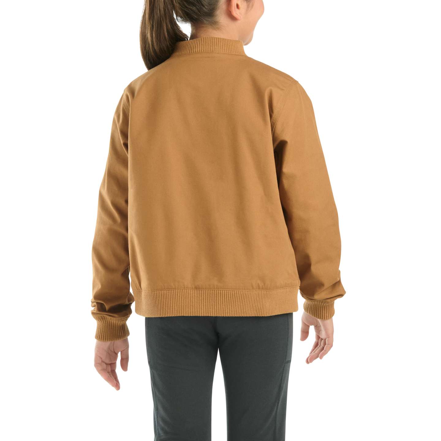 Куртка Carhartt Long-Sleeve Rugged Flex® Canvas для девочек, цвет: Коричневый — фото 2