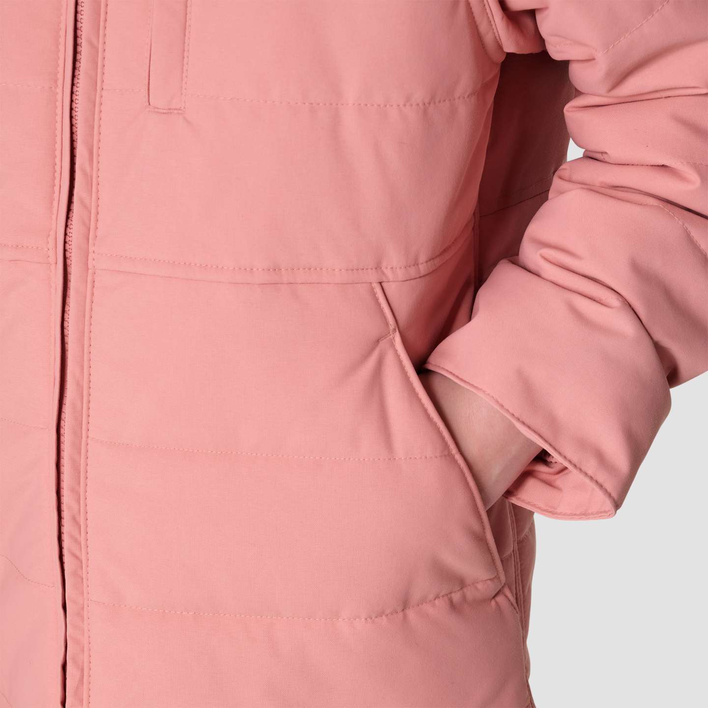 Куртка Carhartt Long Sleeve Full-Zip Montana Insulated Hooded Jacket для девочек, цвет: Розовый — фото 6