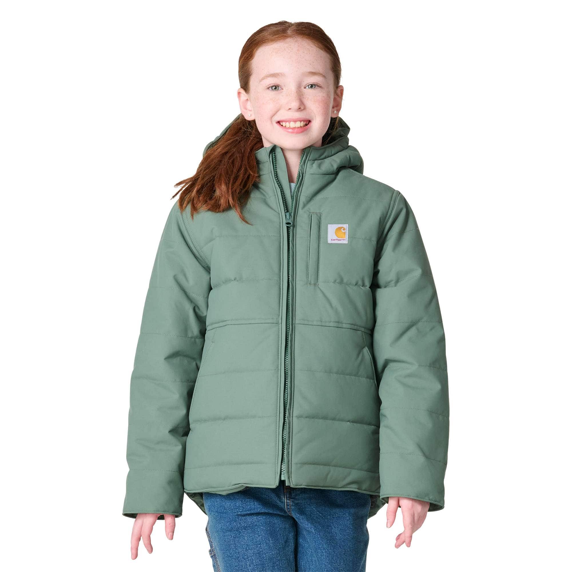 Carhartt Girls' Long Sleeve Full-Zip Montana Insulated Hooded Jacket (Youth)
