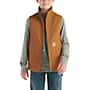 Additional thumbnail 1 of Boys' Zip-Front Canvas Sherpa Lined Vest
